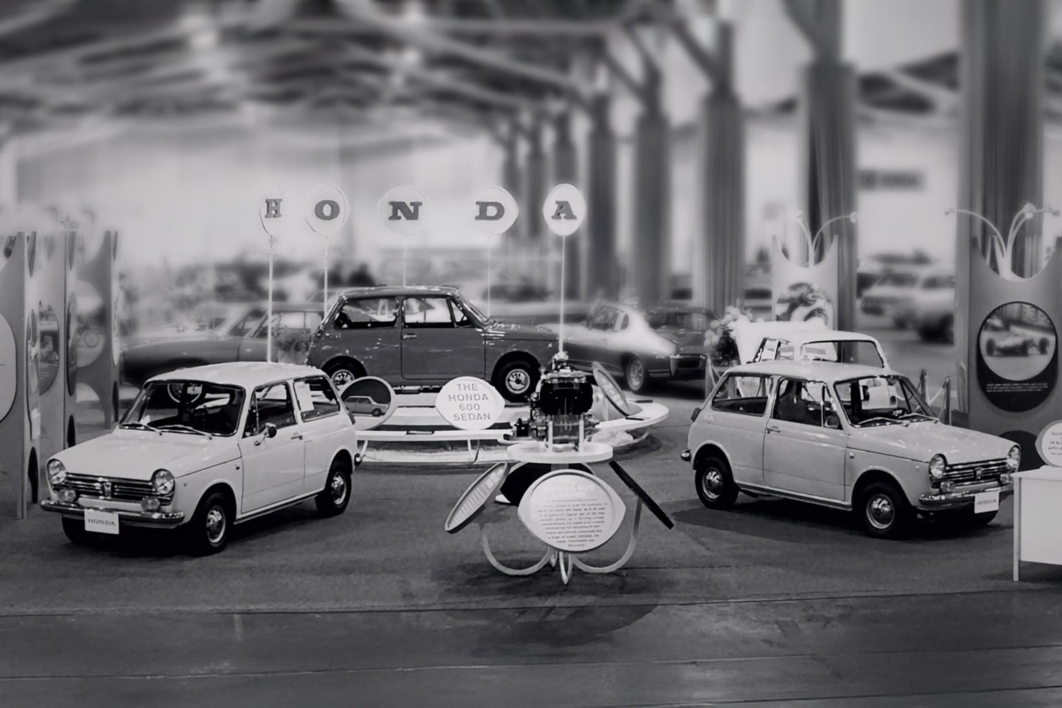 The Honda Heritage Center lobby from the '60s.
